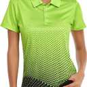 Little Beauty Women's Golf Polo Shirts Short Sleeve Moisture Wicking Tennis Athletic Shirt with 3 Button (X-Large)