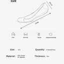 Women's No Show Socks 6/8 Pairs, Low Cut Liner Thin Ice Silk Non Slip Hidden Invisible Socks Cool And Breathable (6 Dark pink)