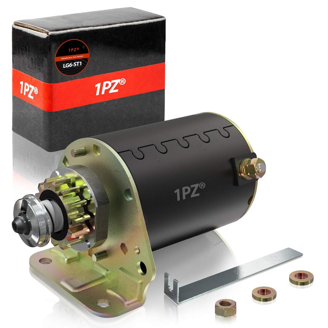 1PZ LG6-ST1 Briggs and Stratton Starter Replacement 14 Teeth 593934 693551 030221 5777N 12 12.5 13 14 15.5 16 16.5 17 17.5 18 18.5 19.5HP Cub Cadet 11 16 18 RTZ LT1018 John Deere D100 105 L100 Toro