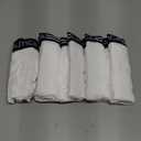 Nautica Men's Classic Cotton Boxer Brief Multipack (Large, White- 5 Pack)