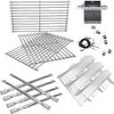 Replacement Parts for Nexgrill Deluxe 6 Burner 720-0896B 720-0896X 720-0896E 720-0896C Gas Grills, Heat Plate Shield, Cooking Grates, Burner & Igniter Kit for Nexgrill Grill Replacement Parts 6 Burner