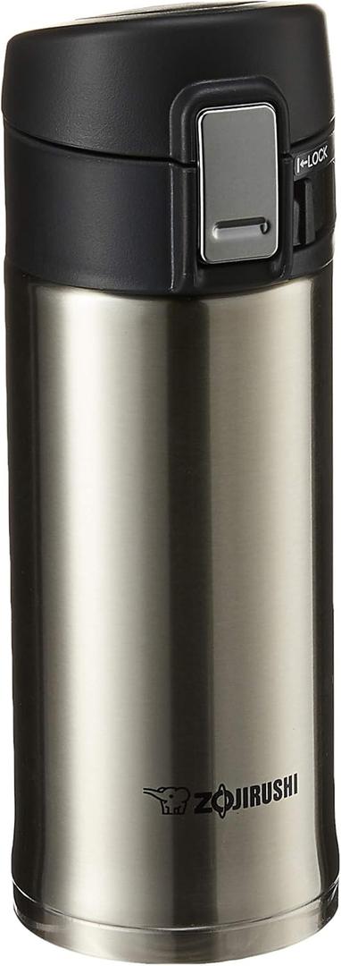 Zojirushi 0.36-Liter Stainless Steel Travel Mug, 12-Ounce, Silver