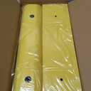 ROBLOCK 22" Parking Stopper for Home Garage & Outside, Heavy Duty Garage Stoppers for Protecting Your Vehicle, Parking Aids for New Drivers, Wheel Stops for Cars, Vans, Trailer, 2 Packs, Yellow (3.1"H Updated 2Pcs)