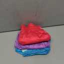 wegreeco Washable Reusable Premium Female Dog Diapers, Medium Dog Doggie Puppy & Doggy Diapers Female,Period Panties in Heat (Pack of 3) (Medium (12"-15" Waist), Bright Color)