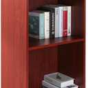 VEVOR Podium Stand, 47 inch Hostess Stand with 4 Rolling Wheels, Wood Podium with Storage Shelves and Slant Desktop, Lecterns & Podiums for Home, Office, School, Church, Brown