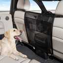 TKYZ Dog Car Barrier, Dog Car Net Barrier with Mesh Organize, Pet Divider Fit Car/SUV/Truck