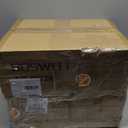 Glass Air Fryer, 7.6QT with Transparent Fry Bowl, Circulating Heating, Temperature Control, Air Fryer Roast, Dishwasher Safe