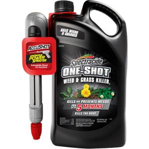Spectracide One-Shot Weed & Grass Killer with AccuShot Sprayer, 1 Gallon, Kills Weeds and Grass with Results Same Day and Prevents Regrowth for Up to Five Months
