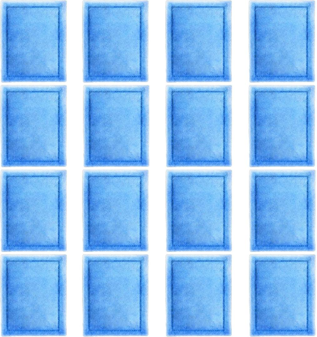 16 Pcs Aquarium Filter Cartridge Compatible with Aqua-Tech 20-40 & 30-60 Gallon Power Filters,Fish Tank Filter Replacement fit for AquaTech EZ-Change #3