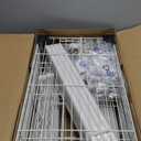 Ulif E1 Heavy Duty Closet Garment Rack, 6 Tiers Adjustable Metal Freestanding Expandable Clothing Storage with 4 Hanger Rods, Easy to Assemble Wardrobe, 71.4" H x (70" - 88.2") L x 14" D, White