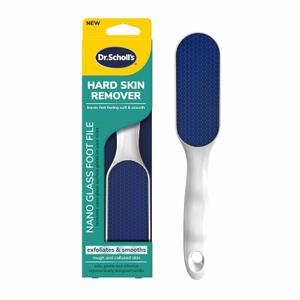 Dr. Scholl's Hard Skin Remover Nano Glass Foot File - Foot Callus Remover, Durable Foot Scrubber, Dead Skin Remover, Hygienic Pedicure Tool, Long Lasting Foot Buffer, Soft Smooth Feet