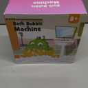 Dinosaur Baby Bath Toys Light Up Bath Bubble Machine with Colourful Light Bathtime Shower Bath Toys for Kids Ages 13 48 Birthday Gift Easter Basket Stuffers for Toddler Boys Girls