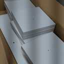 Versatile 7 Tier Wall Shelf Unit,White Lack Wall Shelf,Display Floating Shelf with LED Remote Control Light