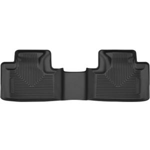 Husky Liners X-act Contour Floor Mats | Fits 2011-2026 Dodge Durango & 2011-2021 Jeep Grand Cherokee & 2022 Jeep Grand Cherokee WK | 2nd Row, 1-pc Black - 53661