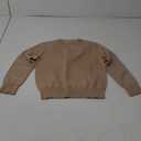 Haloumoning Boys School Uniform Sweater Kids Long Sleeve V Neck Pullover Fall Winter Clothes 5-14 Years (Khaki)