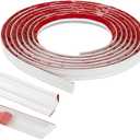 NeatiEase Flexible Trim Caulk Strip, Peel and Stick Trim for Molding, Tile Edge, Ceiling, Wall Corner, Baseboard, Floor(White) (3/4 IN x 16 FT)