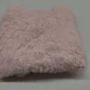Fluffy Bedroom Rug, Small Oval Area Rugs, Pink Shag Bedside Carpet for Kids Room Nursery Dorm Cute Fuzzy Indoor Decor for Boy and Girl, 2.6 x 5.3 Feet