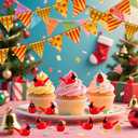 2 x 80Pcs Mini Resin Red Cardinal Bird Figurines Tiny Cardinal Figurine Christmas Ornaments for Gift Xmas Miniature Garden Crafts Cake Topper Home Decor Tree Ornaments