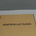 LAMU Lazy Susan Organizer 14.56''x11'' for Refrigerator Organizers and Storage Fridge Organization, Turntable Condiment Organizer for Kitchen, Table Top, Cabinet, Pantry, Countertop, 1 Pack