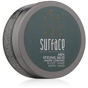 SURFACE Hair Men Styling Mud - Flax and Bamboo Provide Flexible Strong Fibers to Shape Sculpt and Hold Your Matte Style - 2.25 oz