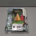 Farmhouse Christmas Pillow Covers 18x18 Set of 2, Xmas Embroidered Throw Cushion Cases with Festive Patterns for Rustic Home Holiday Decor (Reindeer Snow, 18" x 18" (Pack of 2))