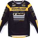 Troy Lee Designs GP PRO Jersey for Motocross MX Off-Road (Medium, Fifty-50 Black Gold)