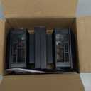 GreenLighting Modern Solar Post Cap Lights Fits 4x4 Wood, 4x4 & 5x5 PCV/Vinyl Outdoor Solar Powered Light, Fence Post, Landscaping, Deck, Garden- Bright LED, Waterproof Black 2 Pack