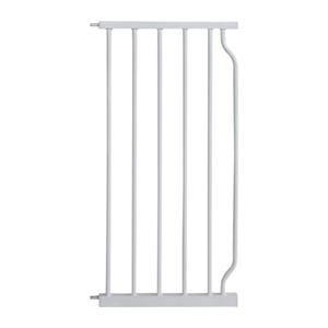 ALLAIBB Extra Wide Pressure Mounted Baby Gate Walk Through Child Kids Safety Toddler Tension White Long Large Pet Dog Gates with Extension for doorways Kitchen and Living Room (14.17"/36cm)