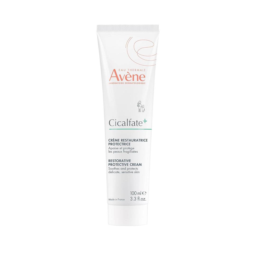 Avne Cicalfate+ Restorative Protective Cream, postbiotic skincare for sensitive skin, helps restore skin barrier, face and body, safe for infants, children and adults (3.3 Fl Oz (Pack of 1))