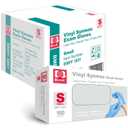 INTCO Basic Medical Synmax Vinyl Exam Gloves,Disposable Gloves - Latex-Free & Powder-Free for Medical,Cleaning,Food Safe - Small, BMPF-3001(Case of 1000,Blue)