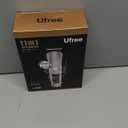 Ufree Beard Trimmer for Men, Waterproof Electric Razor for Nose, Body, Face & Mustache, Cordless Hair Clippers Shavers Grooming Kit, Gifts for Men Husband Father (Silver)