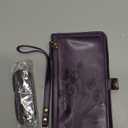 Wallet Case for iPhone 15/14/13, Floral Dark Purple
Crossbody, Dual Zipper, Detachable, Leather