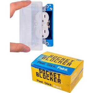The Smarter Outlet Cover for Drywall & Painting  Better Than Tape for Remodeling & DIY Projects - 30 Pack