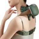 Neck Massager for Pain Relief Deep Tissue with Fingers, Bionic Portable Cordless Electric Shiatsu Shoulder Massage with Heat and Compression