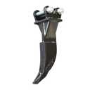Mini Excavator Ripper with Pin, Suitable for 1-1.5 Ton Small Excavator, Single Hook Backhoe Bucket, Suitable for Trenching, Root Grubbing and Rock Breaking