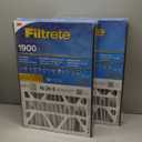 Filtrete 16x25x5 AC Furnace Air Filter, MERV 13, MPR 1900, Premium Allergen, Bacteria & Virus Filter, Electrostatic Air Cleaning Filter, 2-Pack (Actual Size 15.75 x 24.13 x 4.88 in)