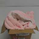 Bedsure GentleSoft Sherpa Fleece Throw Blanket for Couch - Thick and Warm, Soft Fuzzy Plush Throw Blanket for Winter, Pink, 50x60 Inches