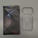 TORRAS Magnetic Shockproof for iPhone 17 Pro Case, Camera Control, Compatible with MagSafe, Military-Grade Protection, Stronger Slim Translucent Phone Case for iPhone 17 Pro, Silver White