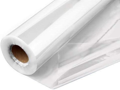Purple Q Crafts Clear Cellophane Wrap Roll 16 Inches Wide 200 Feet Long Thick Cellophane Roll for Baskets Gifts Flowers Food Safe Cello Rolls. (16" x200')