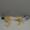 Tevlaphee Car Steering Wheel Lock Great Deterrent Adjustable Car Lock Steering Wheel Anti Theft Car Device for Vehicles,Trucks,Vans,SUVs (Yellow)