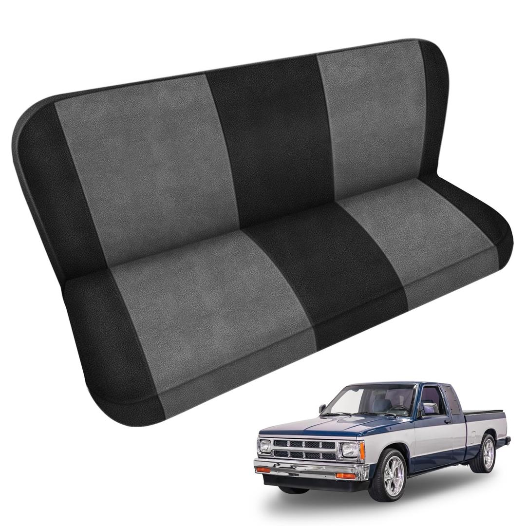SAPUBK Front Seat Covers Replace for 1998-2003 Chevy S10 60/40 Split Seat with Opening Console and Molded Headrests, Soft Dutch Velvet Composite Foam Lining Breathable Seat Cover Cushion