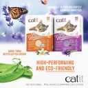 Catit - Go Natural Pea Husk Clumping Cat Litter - Lightweight, Dust Free, Easy Cleaning & Scooping, Flushable Kitty Litter with Odor Control & Subtle Fragrance - 12.3 Lbs, Lavender Scented