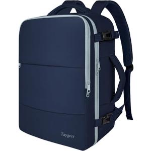 Taygeer Personal Item Backpack for Women, 35L Travel Backpack with Laptop Compartment & Water Bottle Pocket, Lightweight Work Back pack for Weekend Business, Gifts, Ink Blue (Large)