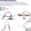 Hycredi Flexible Bendable Baby Polarized Sunglasses with Strap for Newborn Infant Boys Girls Age 0-18 Months