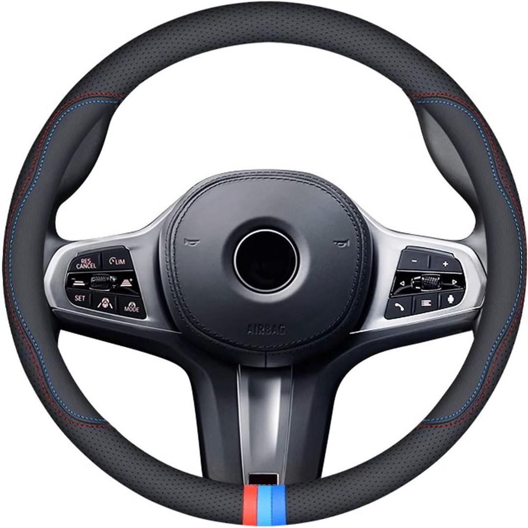2025 Nappa Leather Car Steering Wheel Cover for BMW X3 X5 X1 X4 X7 X6 2 5 3 7 8 4 M2 M3 M4 M5 M6 M8 Series IX 328i 528i 535i 530i 540i 320i 330i 325i e90 e60 f30 Accessories