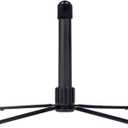 ROCHIX Portable Foldable Flute Stand - Metal Base, 4-Leg Stand for Flute & Piccolo, Black