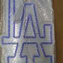 LA Neon Sign for Wall Decor for Fans Light Up Sign, Dimmable Led Neon Light Birthday Gifts for Man Cave, Bedroom, Party, Club, Bar, Dorm