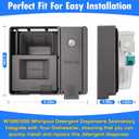 UPGRADED W10861000 W10620296 WDT730PAHZ0 KDTE104ESS4 WDT970SAHZ0 WDT750SAHZ0 Dishwasher Detergent Dispenser Compatible With Whirlpool Maytag Kitchenaid Dishwasher Soap Dispenser Replacement Parts