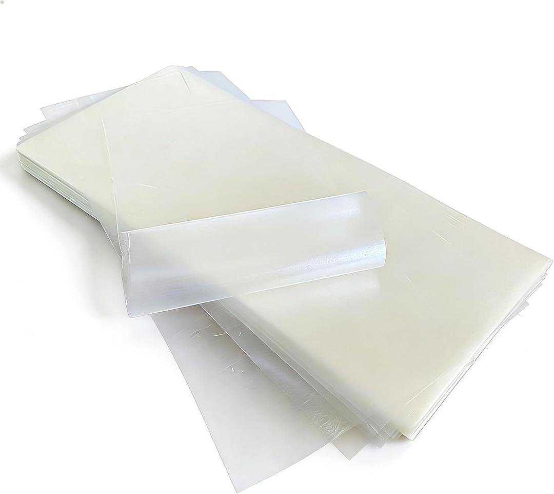 50 sheets of sugar-made glutinous rice paper, measuring 9.06 12.6 inches, edible sugar paper, used for wrapping nougat, ice cream, cookies, cakes, etc.