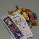 FREEBLOSS 6 Set Cross Stitch Bookmark Kits Bookmark Embroidery Kit Counted Cross stitch Projects Cat and Book Pattern Cross Stitch Bookmarks Cross Stitch Kit for Beginners Adults, Small, Brown